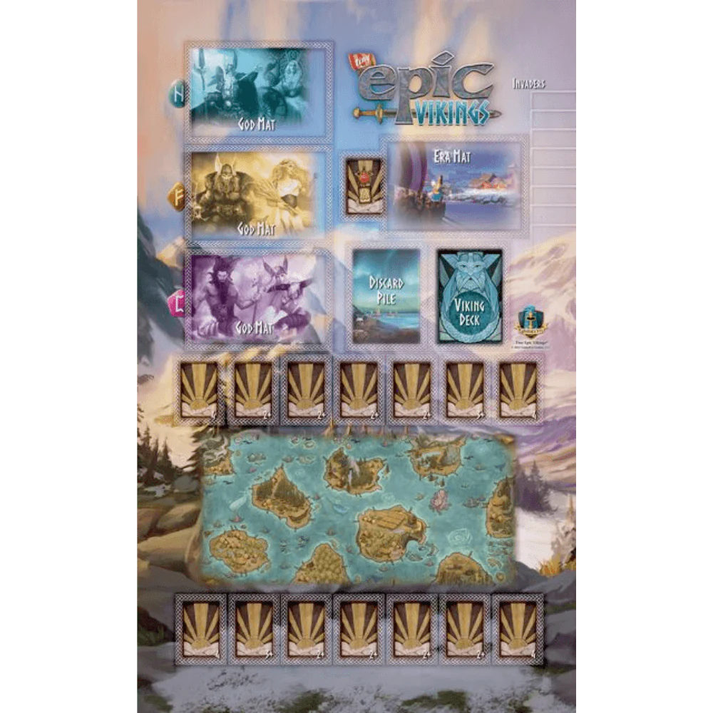 Tiny Epic Vikings: Game mat