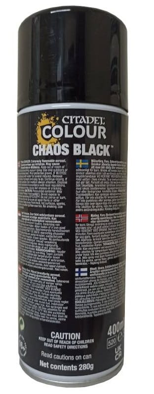Citadel Colour: Chaos Black Spray