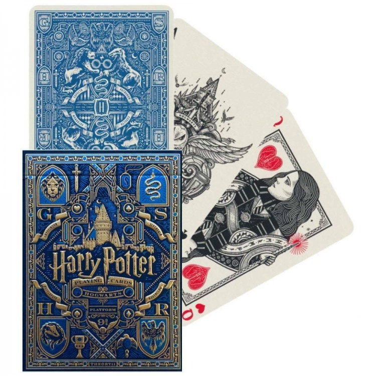 Karty do gry Theory11: Harry Potter Ravenclaw - Niebieskie