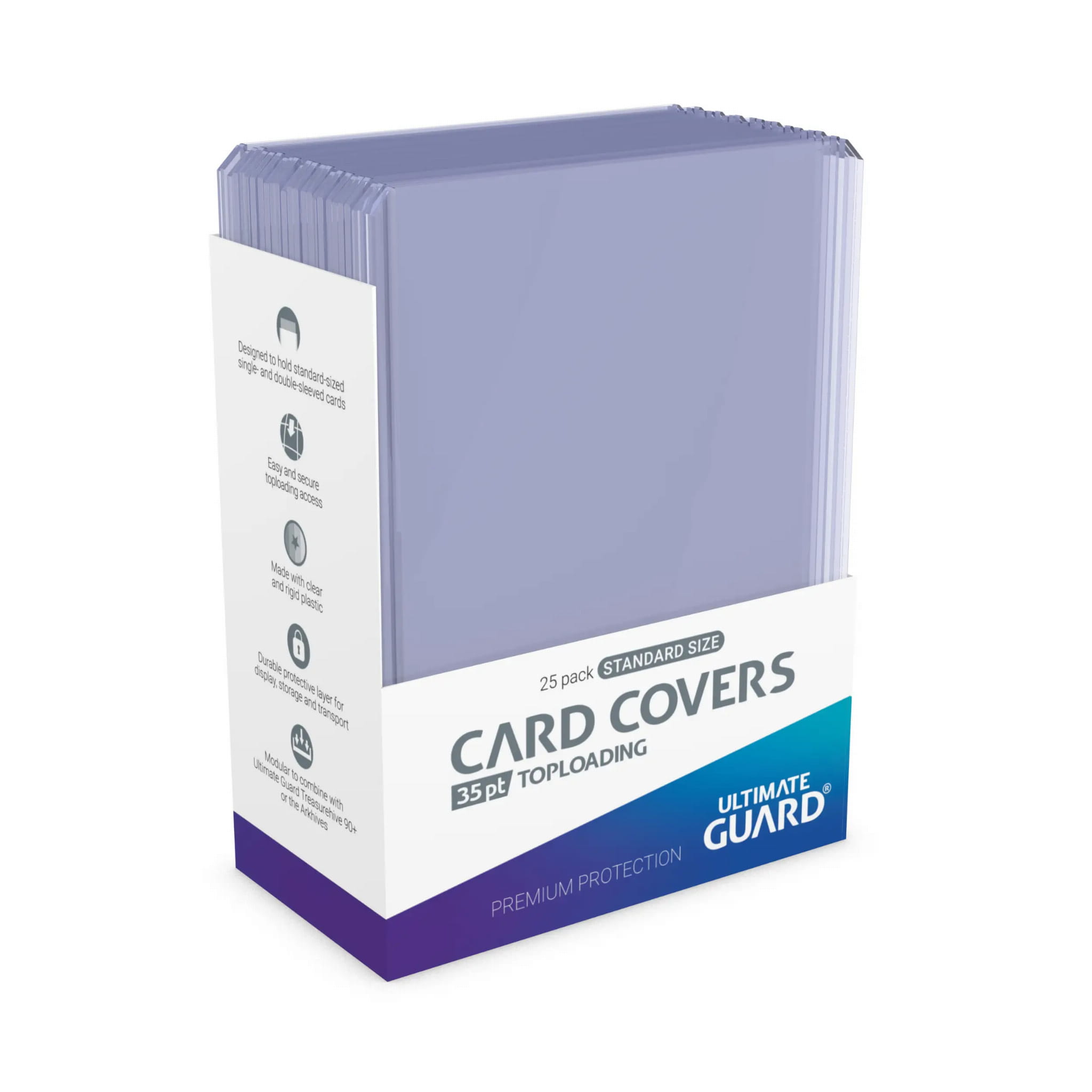 Toploader Ultimate Guard Card Covers Standard 35 pt Clear (25 sztuk)
