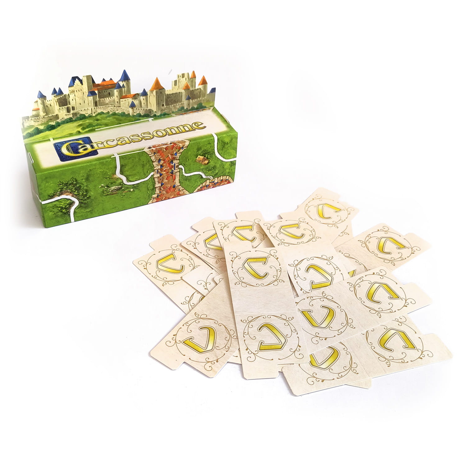 Carcassonne:  3D Starting landscape 