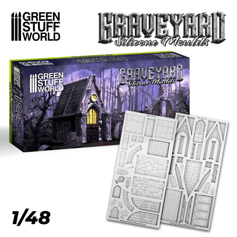 Green Stuff World: Silikonowe formy - Graveyard