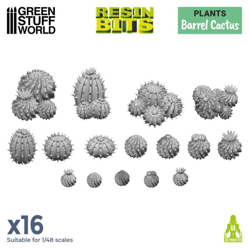 Green Stuff World: Kaktusy (16 elementów)