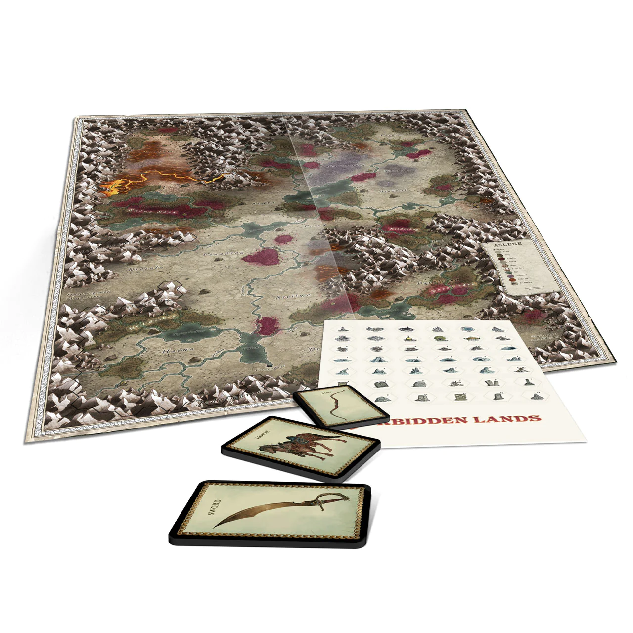 Forbidden Lands: Bloodmarch Map & Cards Pack