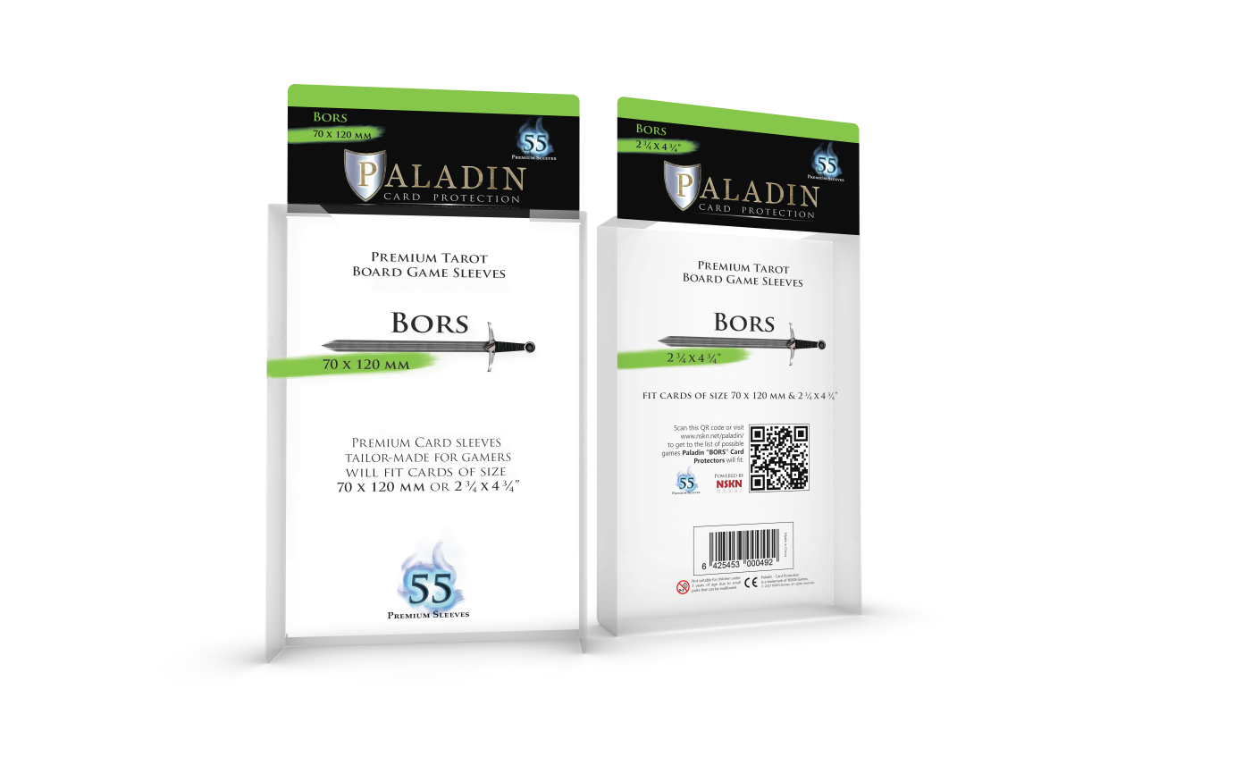 Koszulki na karty Paladin - Bors 70x120mm