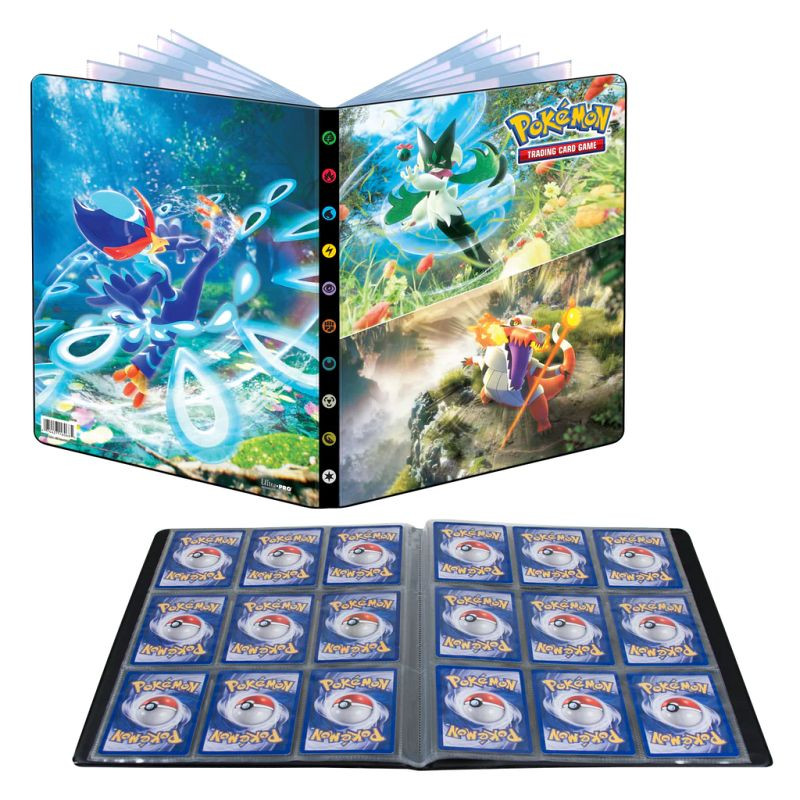 Klaser Ultra-Pro: Pokémon Portfolio 9-Pocket - Skeledirge, Meowscarada, and Quaquaval