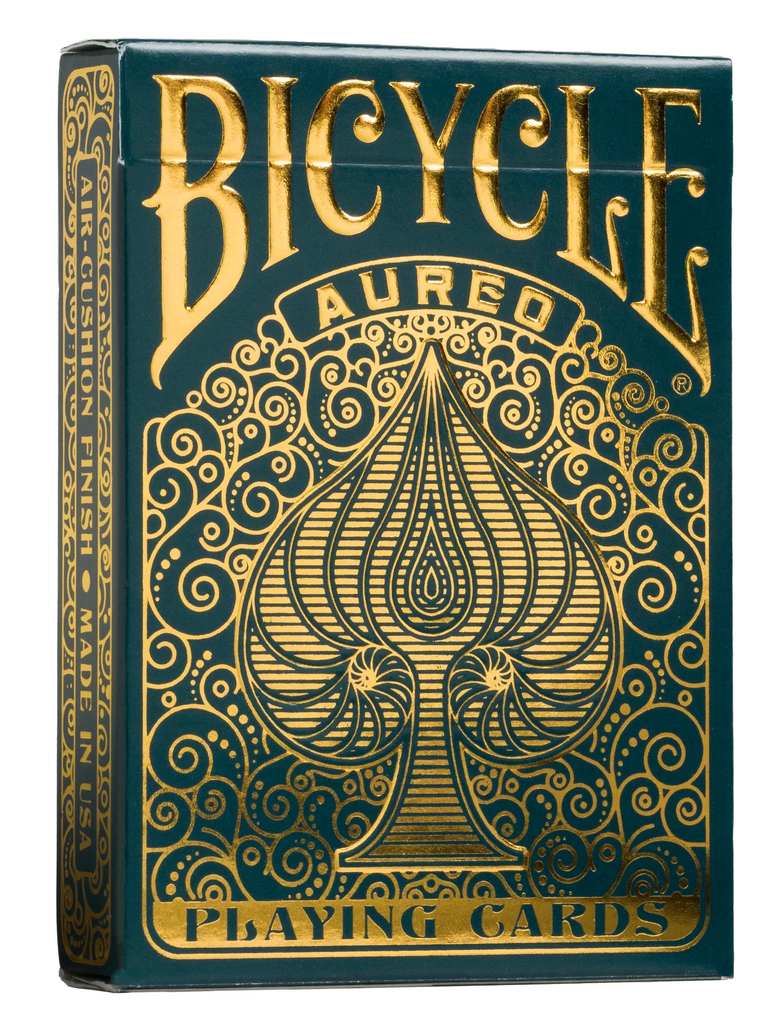 Bicycle: Aureo Gold playing cards - green