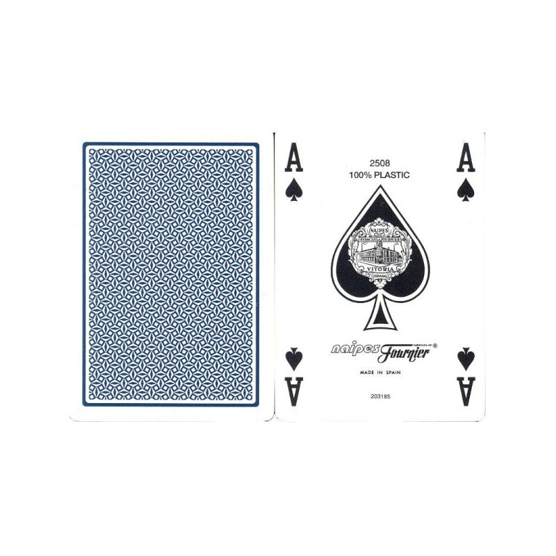 Fournier playing cards: 2500 100% Plastic Standard - Blue
