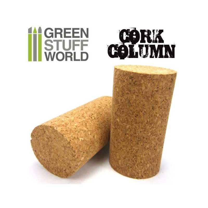 Green Stuff World: Korkowy uchwyt do malowania - kolumna