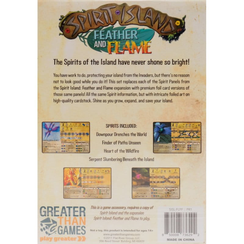 Spirit Island: Premium Foil Panels - Feather&Flame
