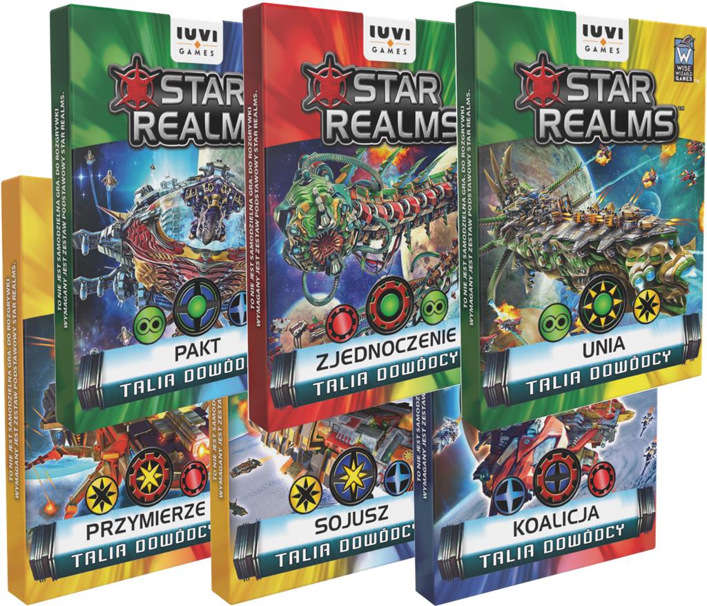 Star Realms: Talia Dowódcy (pakiet 6 dodatków)