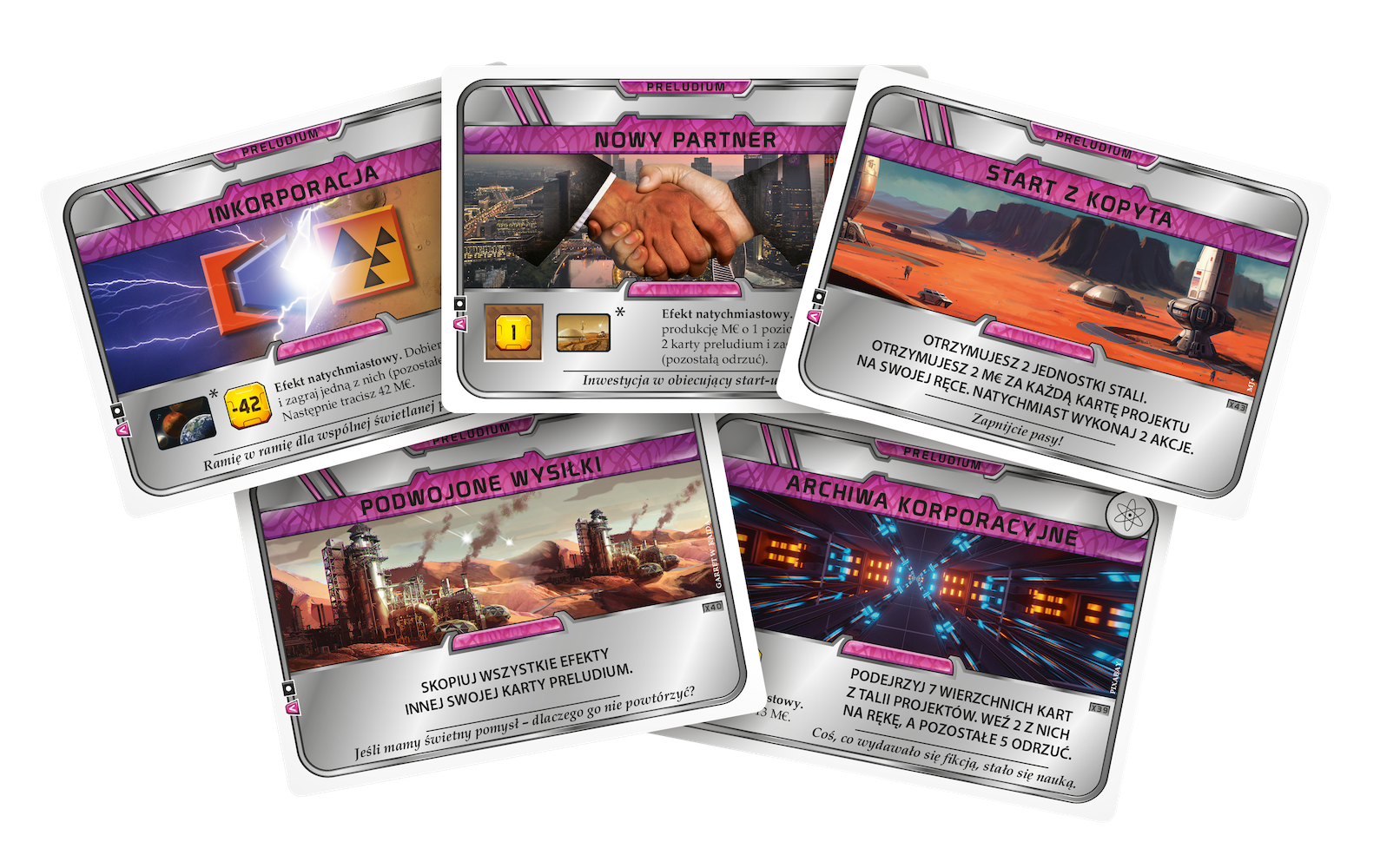 Terraformacja Marsa: Zestaw dodatkowy 8 (5 kart)