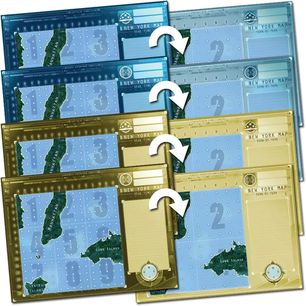 Captain Sonar:  New York Map