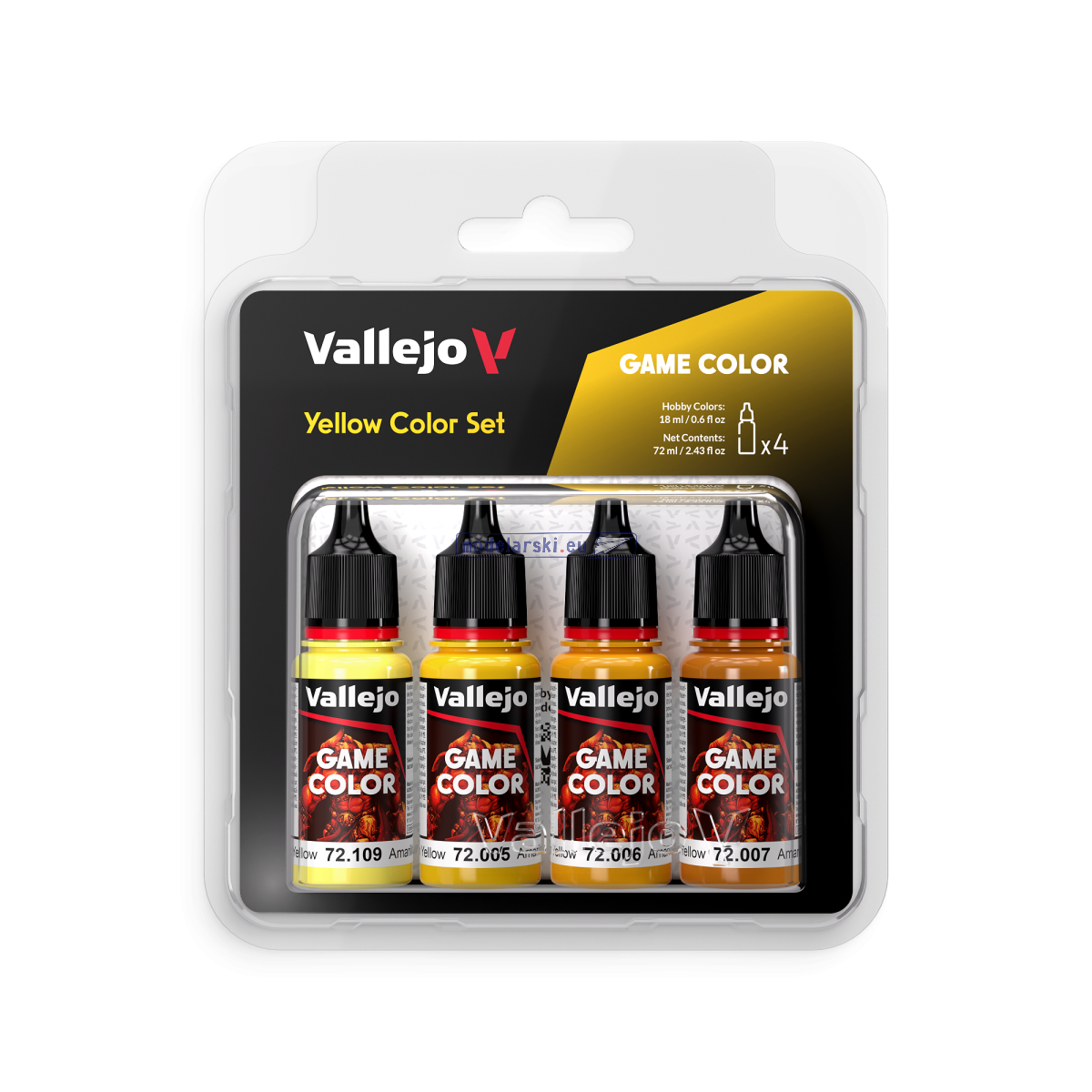 Vallejo: Game Color Yellow Color Set