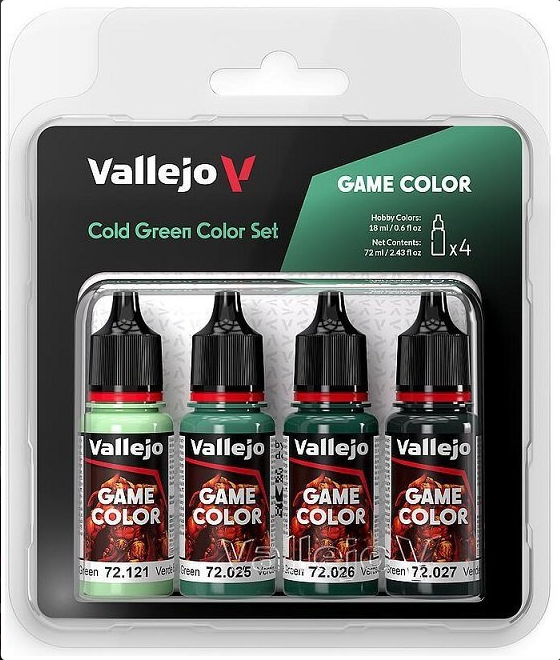 Vallejo: Game Color Cold Green Color Set