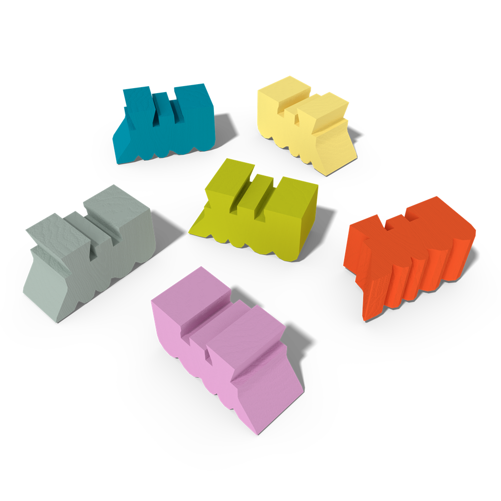 Age of Steam Deluxe: Wooden Locomotives (set of 150)