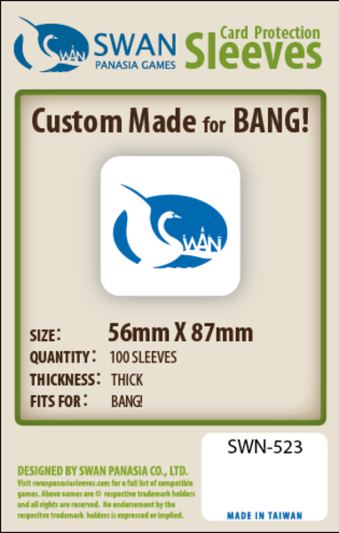 Koszulki na karty Swan Panasia 56x87 mm thick (grube) 100 sztuk