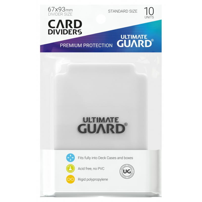 Ultimate Guard: Card Dividers - Transparent
