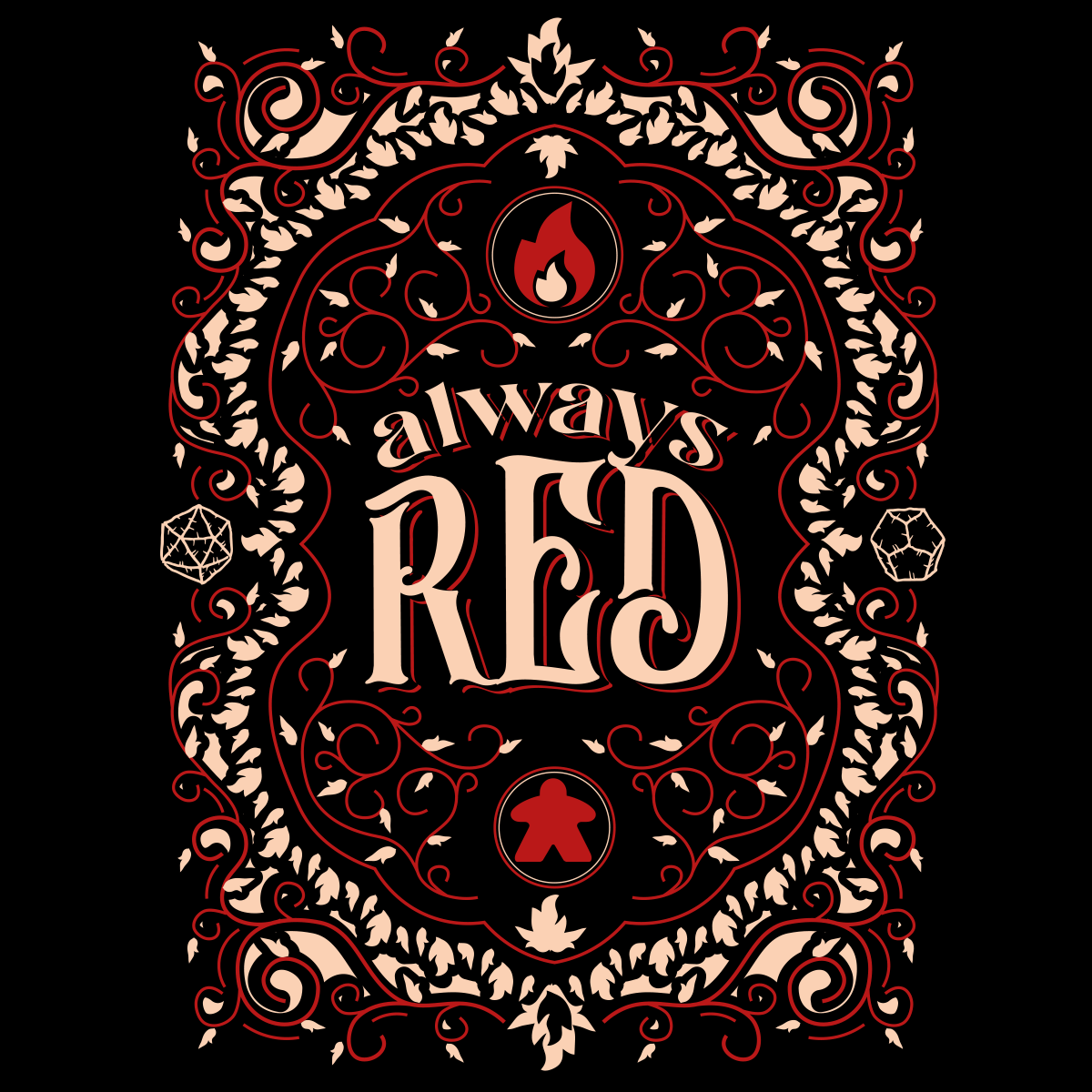 T-shirt: Always Red - women's S