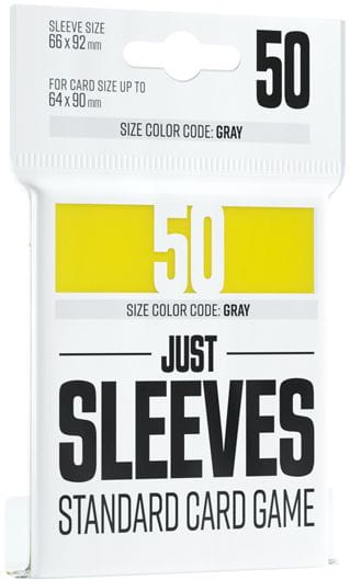 Koszulki na karty Gamegenic: Just Sleeves (66 x 92 mm) 50 sztuk - Yellow
