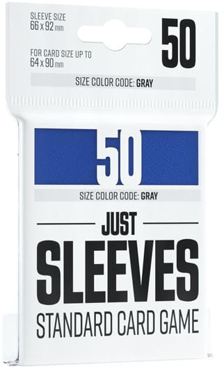Koszulki na karty Gamegenic: Just Sleeves (66 x 92 mm) 50 sztuk - Blue