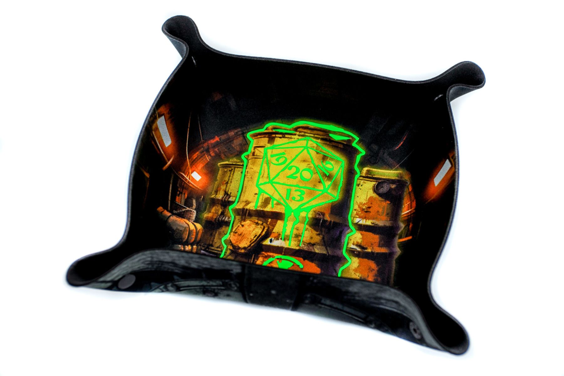 Premium Dice Tray: Nuclear Bunker - Glow in the Dark