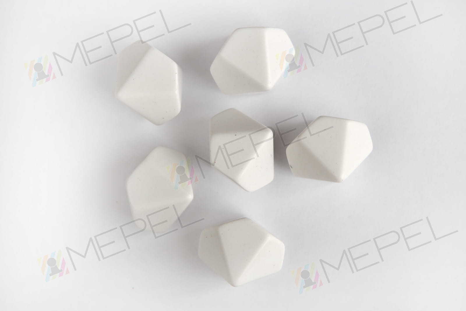 Kości Chessex - czysta kostka k10 White
