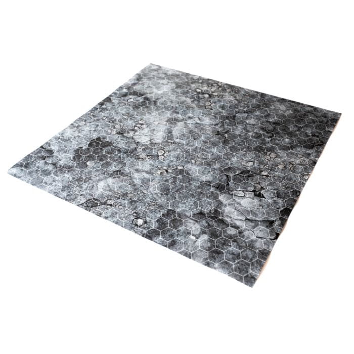 Dry-erase mat: 80x80cm hexagonal grid - loch