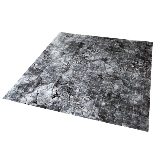 Dry-erase mat: 50x50cm square grid - dungeon