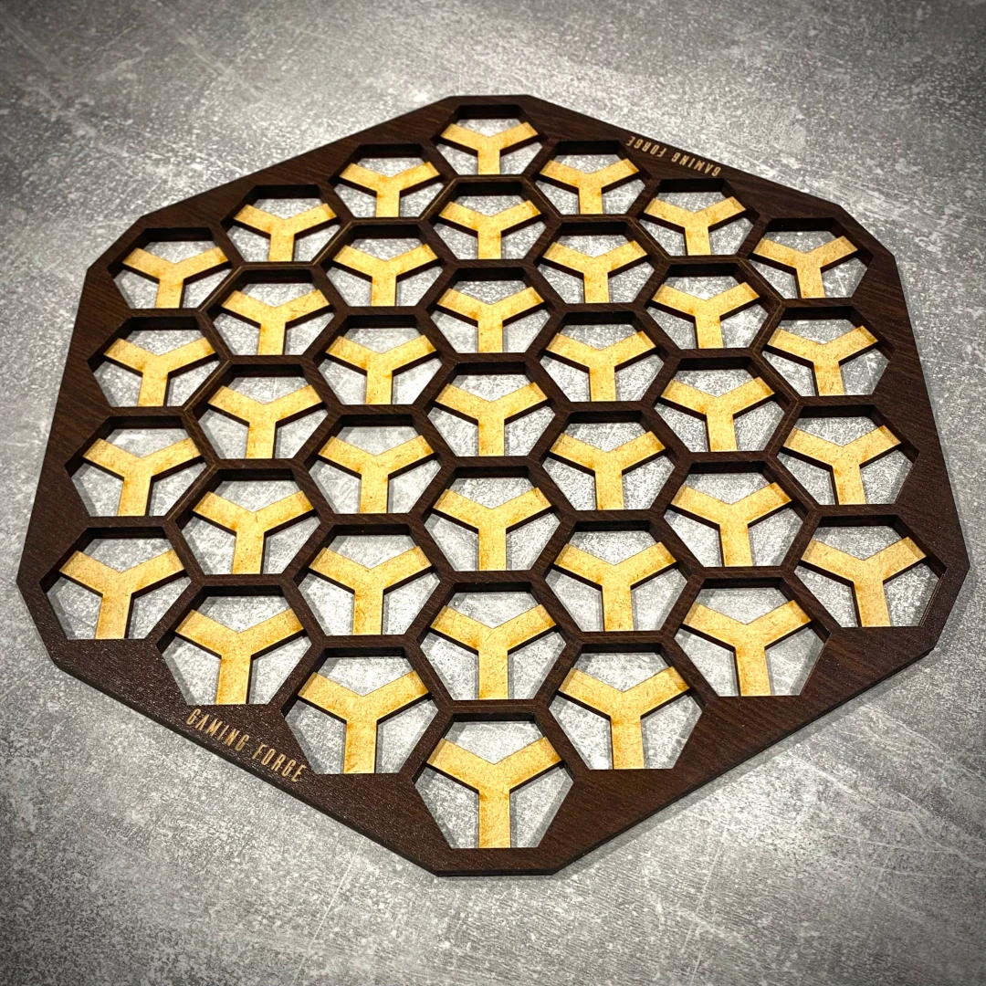 Plansza gry do Neuroshima Hex - maxi HDF wenge