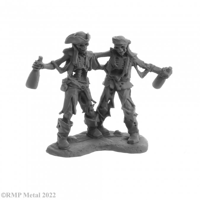 Reaper Miniatures: Drunken Skeleton Pirates (metal)