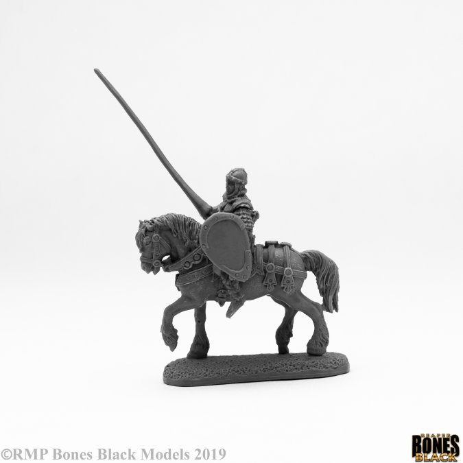 Reaper Miniatures: Anhurian Cavalry - Human Paladin Mounted