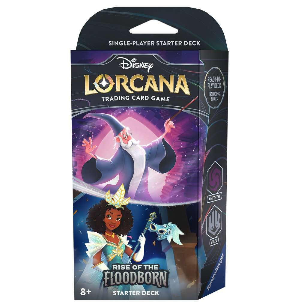 Disney Lorcana TCG: Rise of the Floodborn - Amethyst & Steel Starter Deck