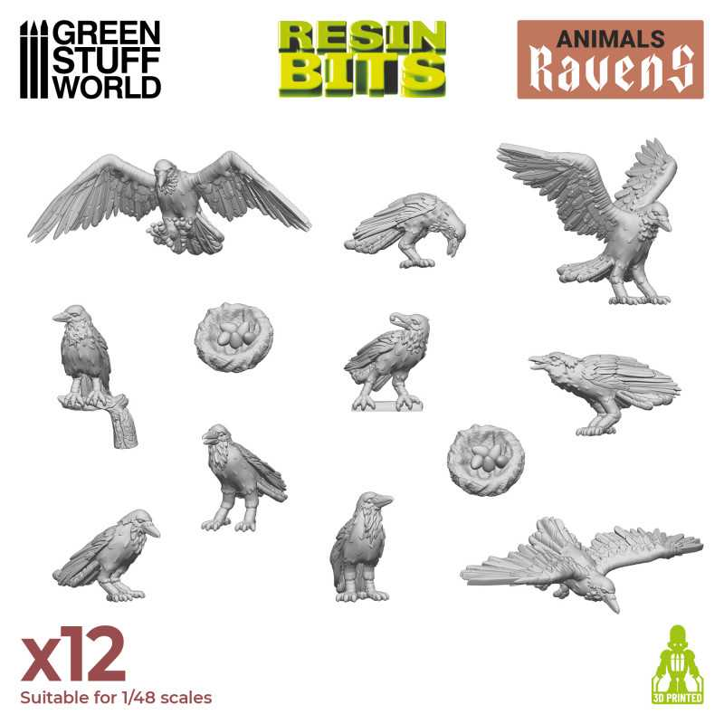 Green Stuff World: Kruki (12 elementów)