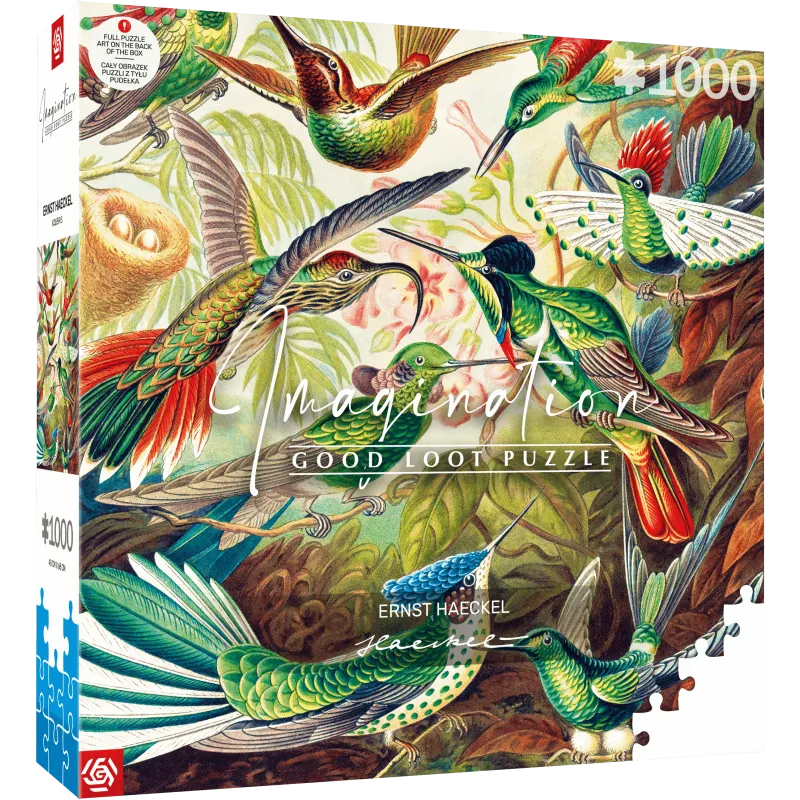 Puzzle 1000 Ernst Haeckel, Kolibry