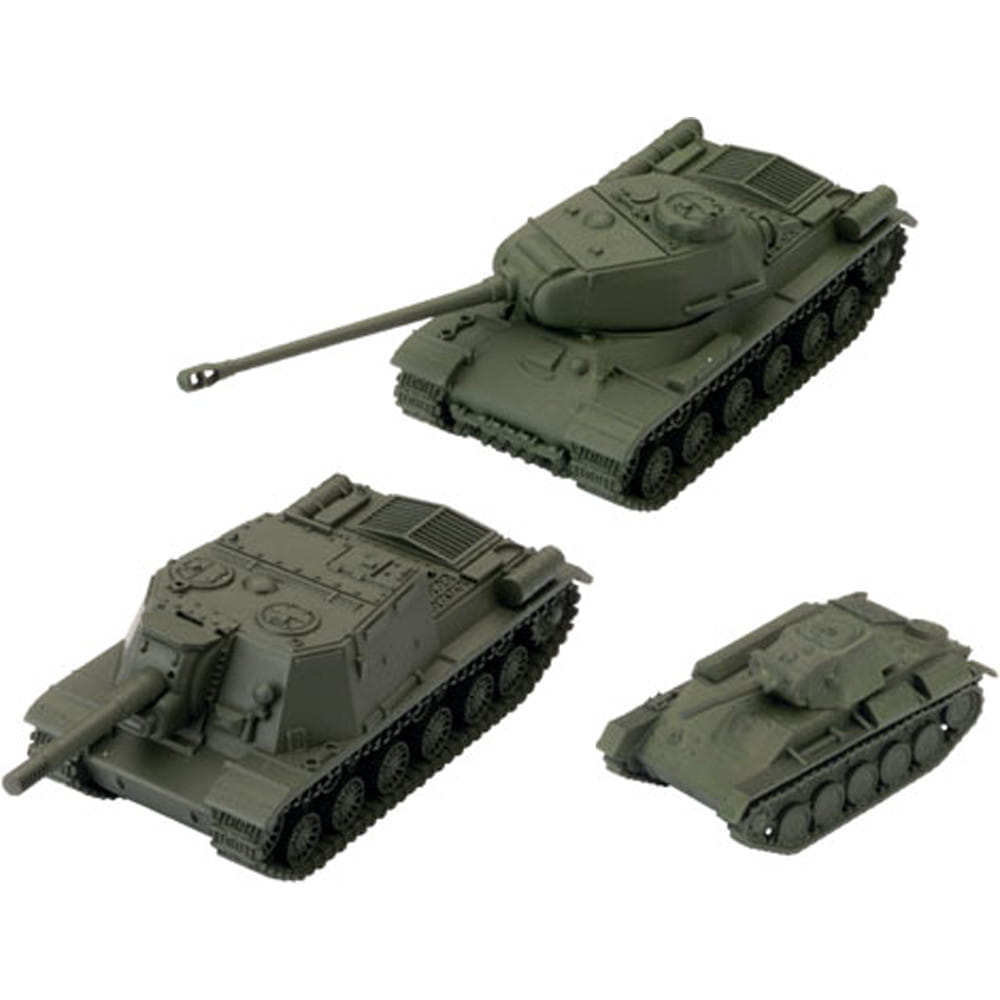 World of Tanks: Miniatures Game - USSR - Tank Platoon (T-70, IS-2, ISU-152)