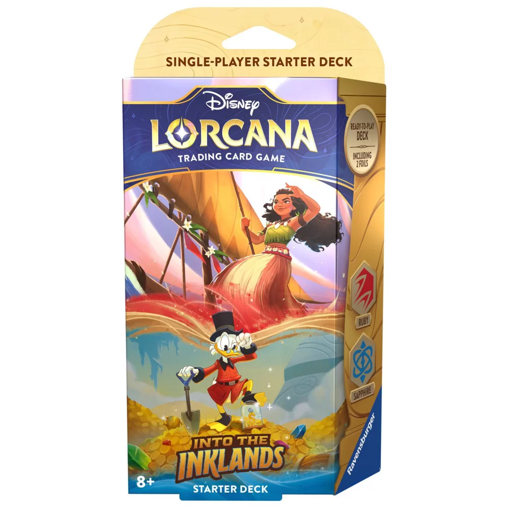 Disney Lorcana TCG: Into the Inklands - Ruby & Sapphire Starter Deck