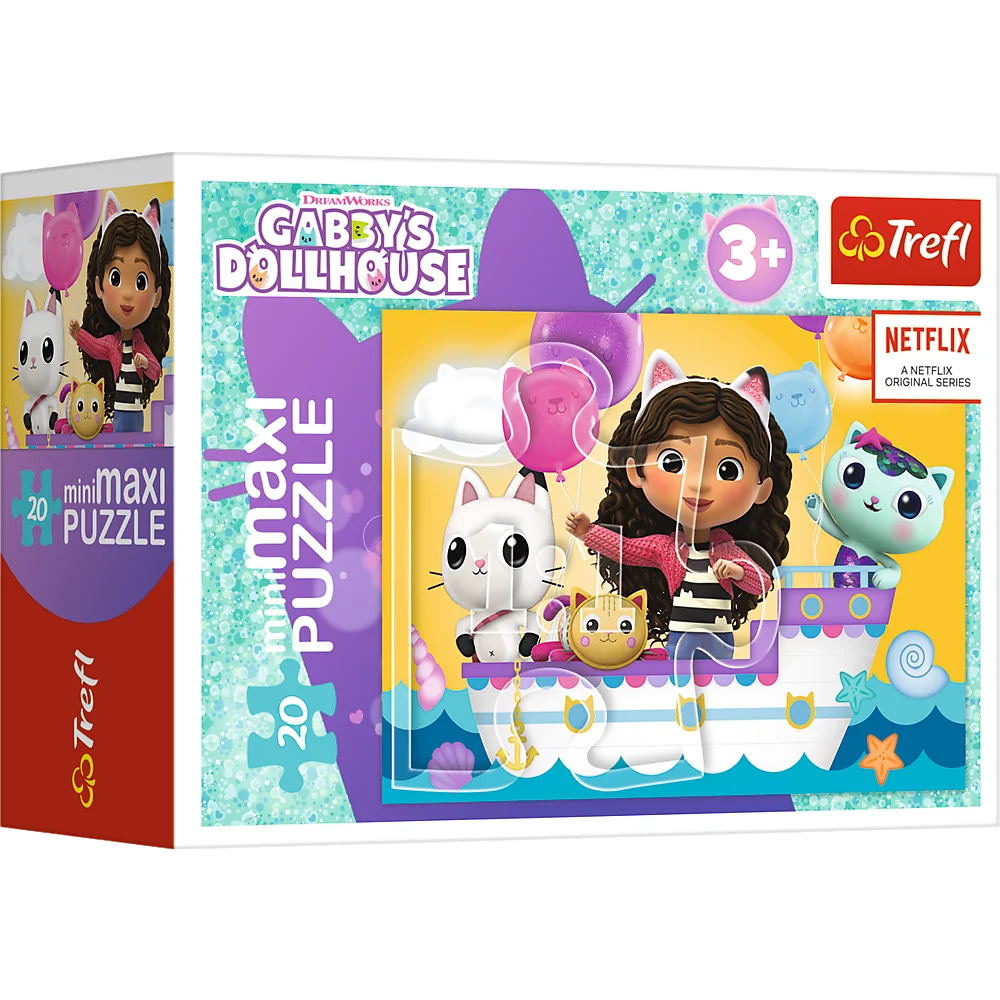 Puzzle 20 miniMaxi - Kolorowy dzień Gabby 4