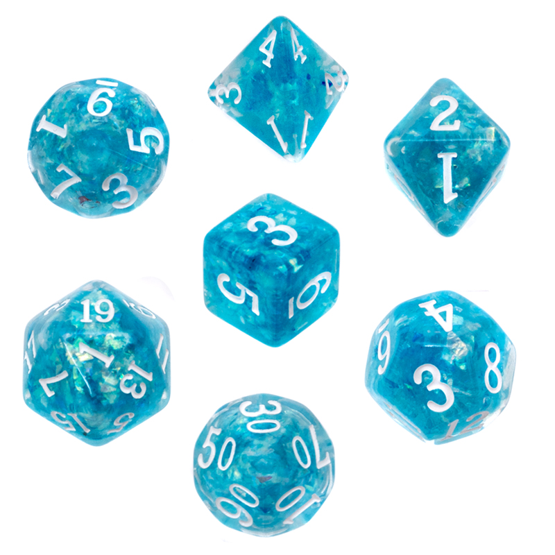Rebel Dense Core Ocean dice set
