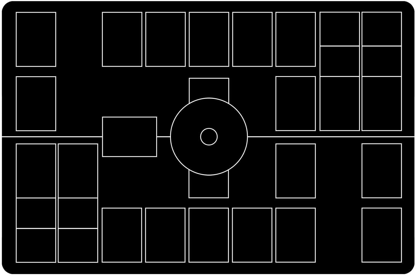 Pokémon game mat: Minimalist for 2 players 69x45 cm