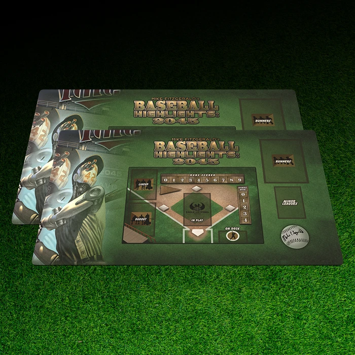 Baseball Highlights 2045: neoprenowe maty do gry solo (zestaw 2 mat)