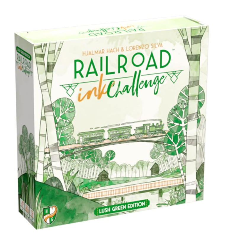 Railroad Ink Challenge: Lush Green Edition