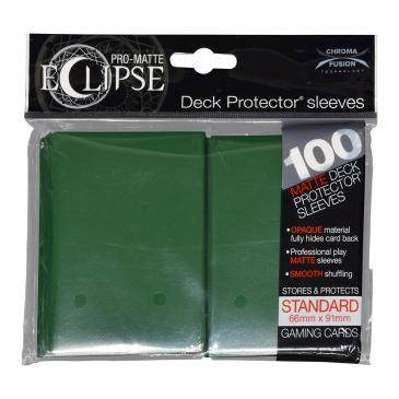 Ultra-Pro card sleeves: Pro-Matte Eclipse Forest Green Standard 66x91 mm 100 pcs (forest green)