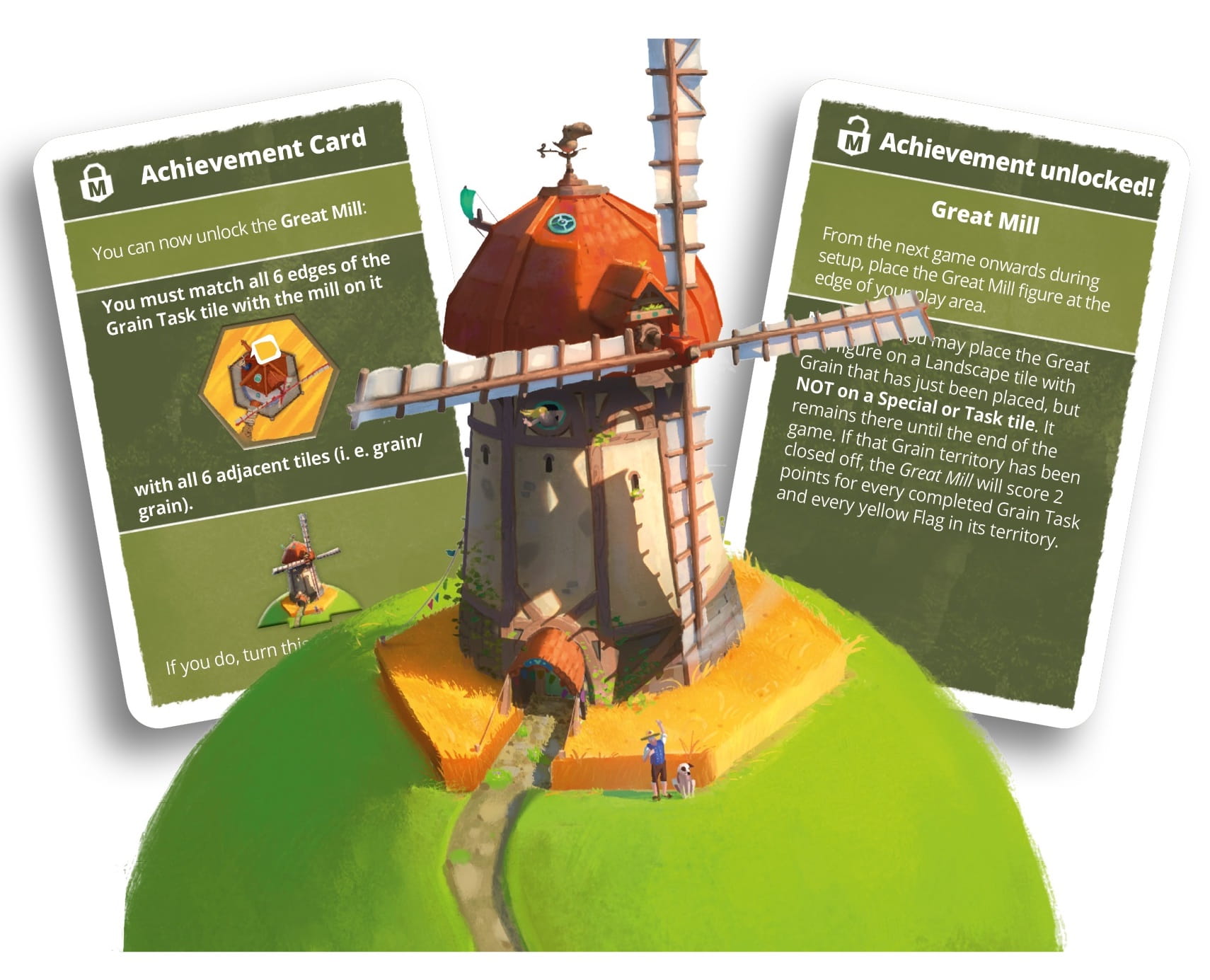 Dorfromantik: The Boardgame - Great Mill Mini-Expansion