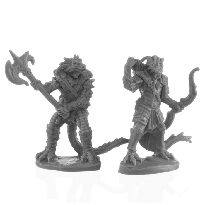 Reaper Miniatures: Dragonfolk Fighter and Ranger