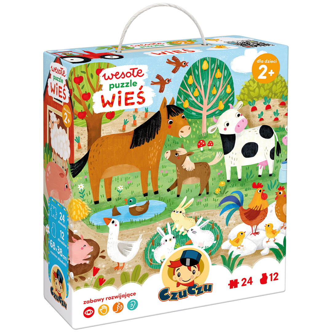CzuCzu: Wesołe puzzle - Wieś 2+