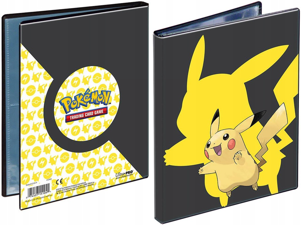 Klaser Ultra-Pro: Pokémon 4-Pocket Portfolio - Pikachu