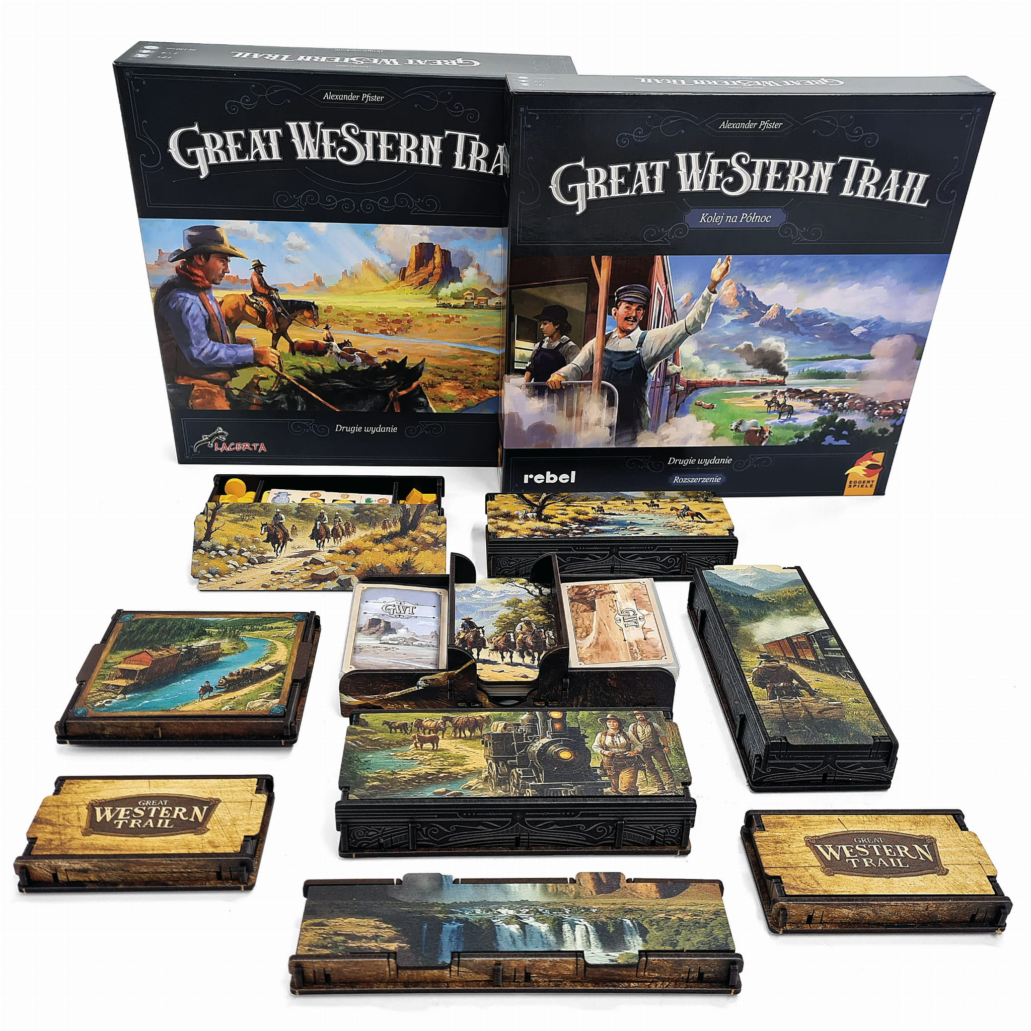 e-Raptor: Insert do Great Western Trail (druga edycja)  oraz dodatku (UV Print)
