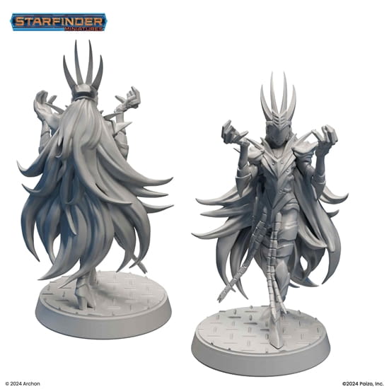 Starfinder Miniatures: Drow Arms Dealer