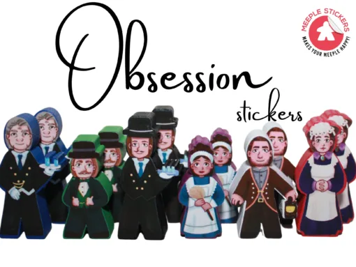 Meeple Stickers: Obsession